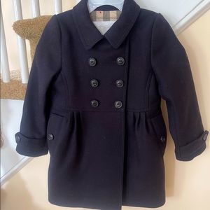 Toddler Burberry wool coat
